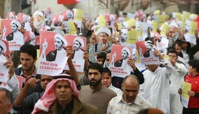 تظاهرات گسترده بحرینیها در حمایت از شیخ سلمان + عکس