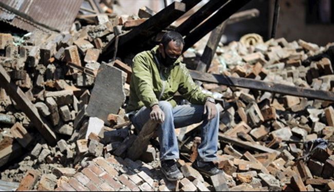 شمار قربانیان زلزله نپال به بیش از 5 هزار نفر رسید