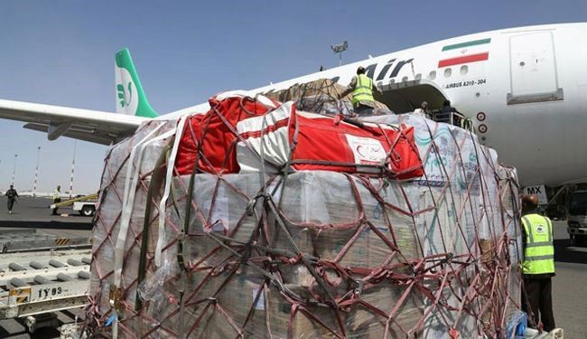إيران تطالب بإيصال مساعداتها الانسانية لليمن عبر الصليب الاحمر