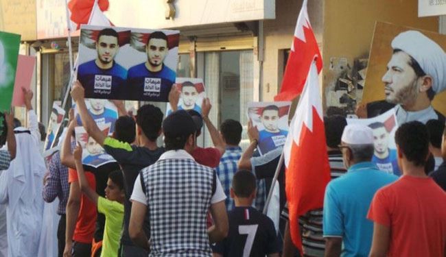 تظاهرات مستمر بحرینی‌ها در حمایت از شیخ سلمان