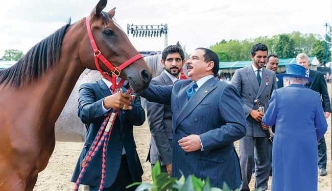 شاه بحرین اسبها را به اوباما ترجیج داد!