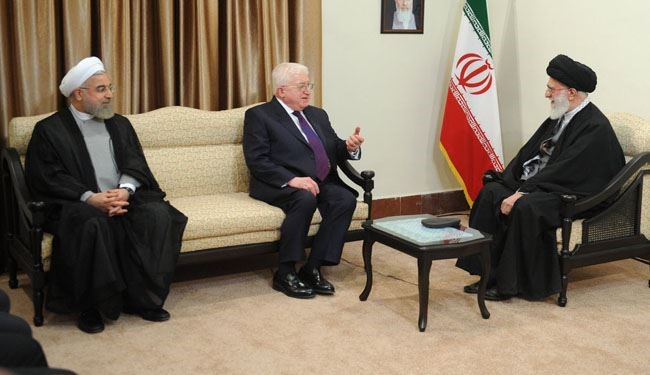 Ayatollah Khamenei Meets Iraqi President
