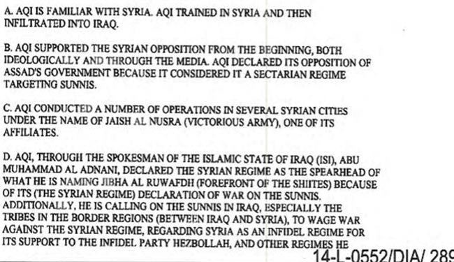 في وثيقة سرية.. واشنطن تدعم إمارة للقاعدة في سوريا