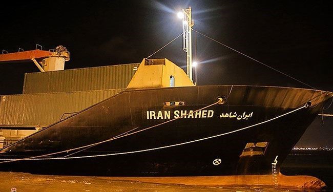 BY PHOTO; Iran's aid ship docks in Djibouti