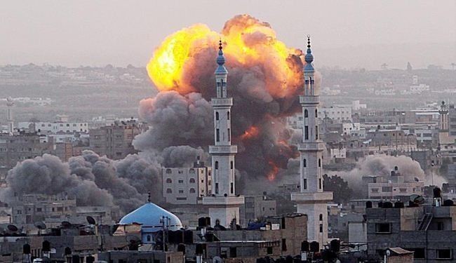 Zionist Regime Launches Air Strikes in Gaza