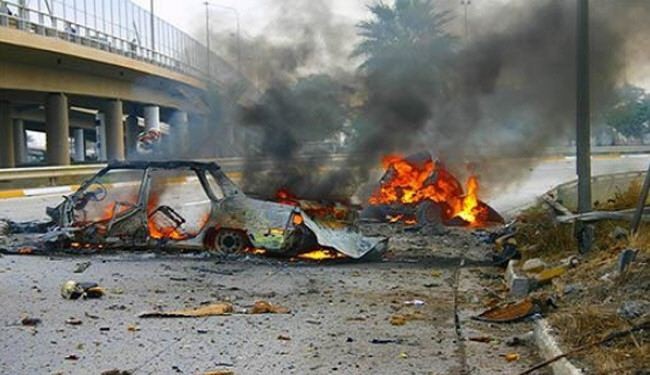 انفجار سيارتين مفخختين قرب فندقين في بغداد