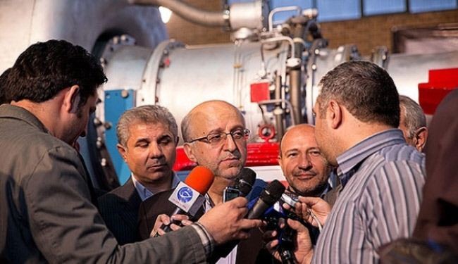 انتاج أول توربين غازي محلي الصنع في ايران