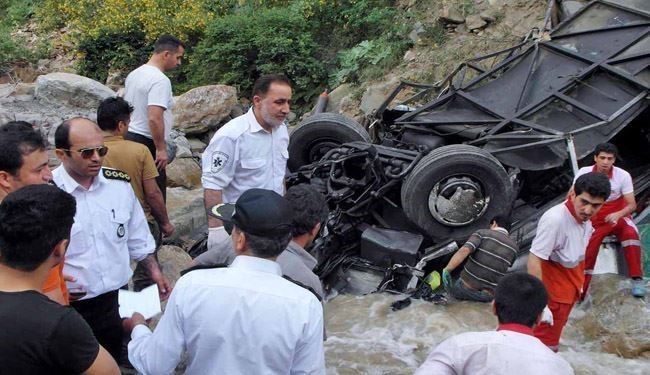 25 Iraqi Tourists Killed in Iran Bus Crash