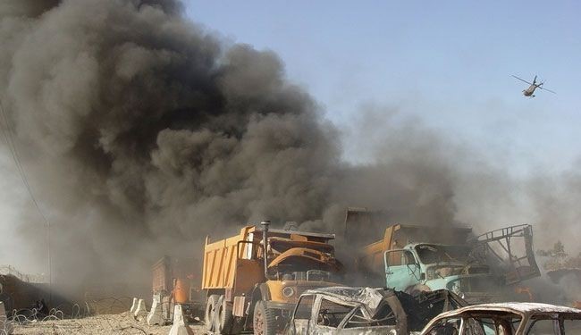 انهدام سه خودروی داعش در رمادی