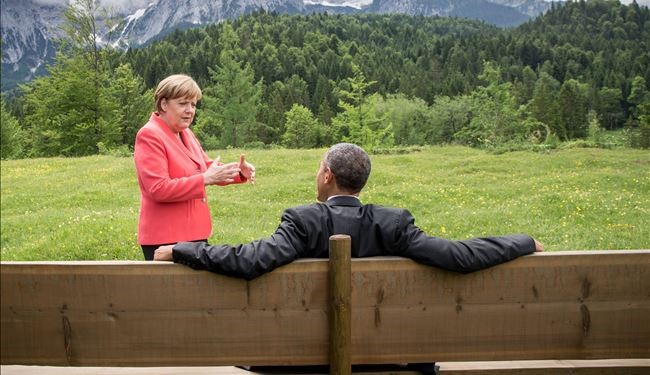 تصاویر رویایی اوباما با صدراعظم آلمان