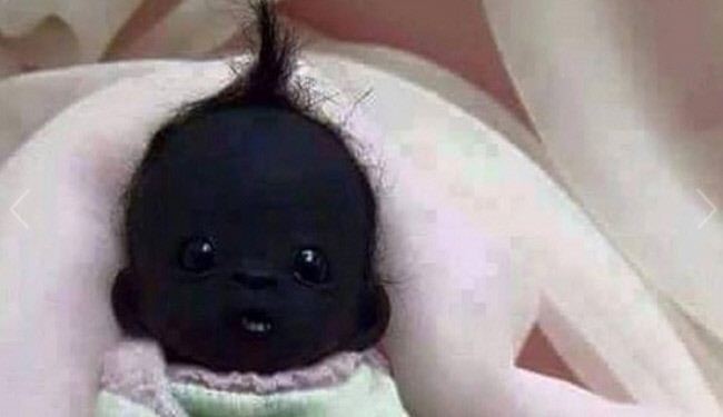 عجیب ترین کودک سیاه پوست جهان + عکس