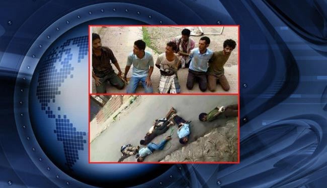 اعدام 6 شهروند یمنی به دست القاعده + عکس