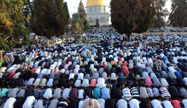 200هزار نمازگزار درسومین نماز جمعه مسجد الاقصی