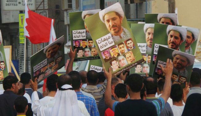 تظاهرات تطالب الافراج عن الشيخ سلمان وتندد باعتقال ميلاد+صور