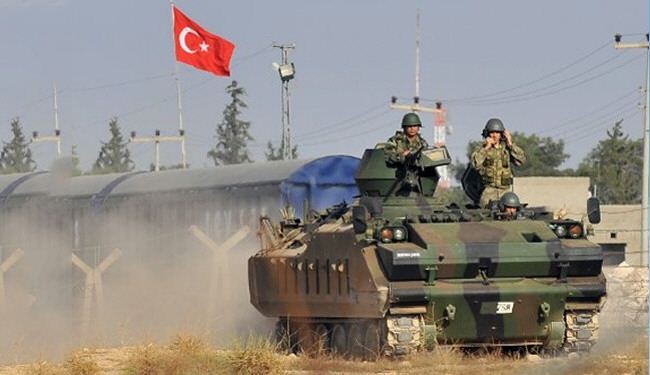 تركيا تبحث امكان تنفيذ توغل داخل الاراضي السورية