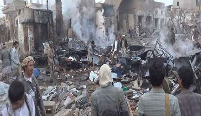 40 شهید در تجاوز جنگنده‌های سعودی به بازارهای یمن