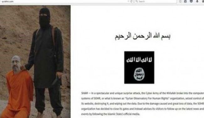 نفوذ هکرهای داعش به سایت مخالفان سوری