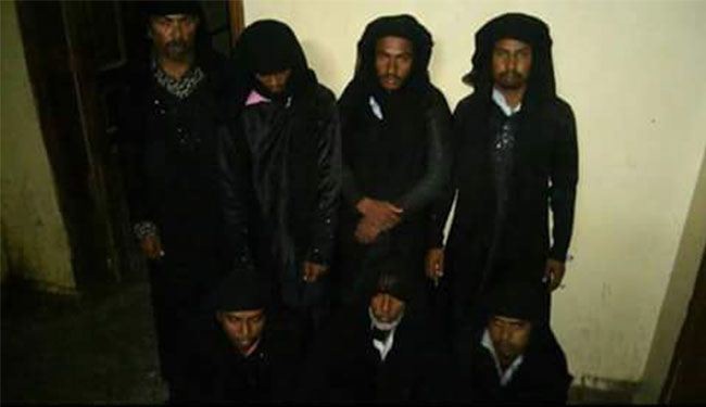 اعتقال عصابة ارهابية متنكرة بـ”زي نسائي” في اليمن
