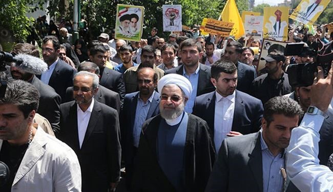 Rouhani: Muslim Unity Will Help Palestinians Reach Goals