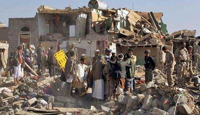 استشهاد واصابة يمنيين بغارات للعدوان السعودي