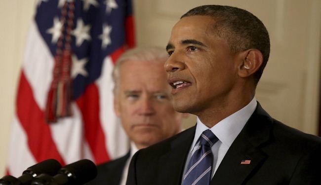أوباما: المجتمع الدولي يدعم الاتفاقية النووية مع ايران