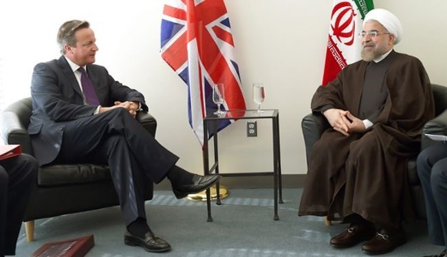 Rouhani, Cameron Discuss Final Nuclear Deal Over Phone