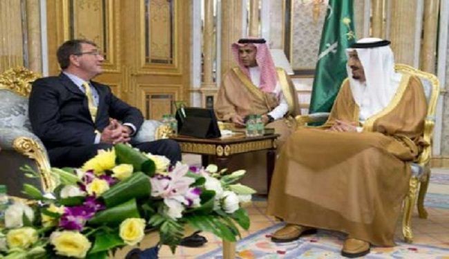 وزير الدفاع الاميركي في السعودية لطمأنة الملك من مخاوفه!