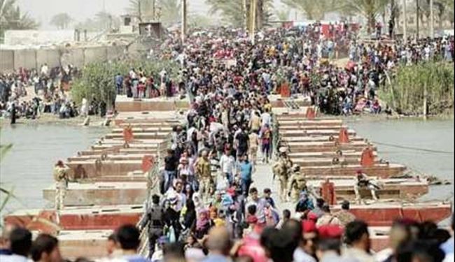یک میلیون عراقی در معرض آوارگی