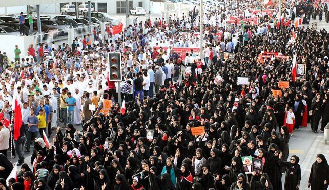 Bahraini People Hold Massive Anti-Regime Protests