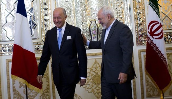 Fabius: Iran, France FMs Will Meet at Least Once a Year