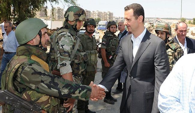 الرئيس الاسد يحيي جيش سوريا بذكرى تأسيسه