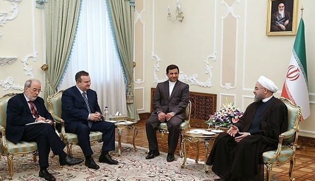 Iranian President Meets Serbian Deputy PM in Iran