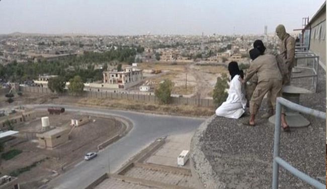 ISIS Terrorists Throw Man from a High Building in Iraq