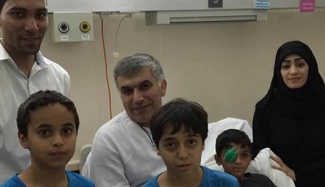 نبیل رجب: چشم کودکان بحرینی را نشانه گرفته‌اند