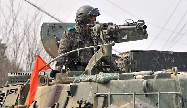 تبادل آتش در مرز دو کره