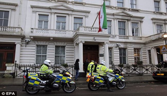 Iranian Embassy in London Will Re-open on Sunday