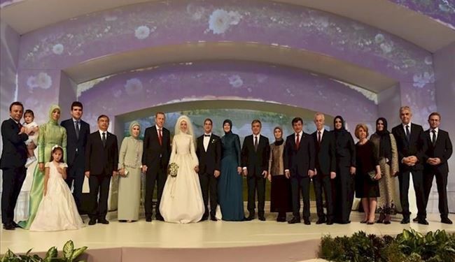 اردوغان درمراسم عروسی پسرعبدالله گل شرکت کرد + تصاویر