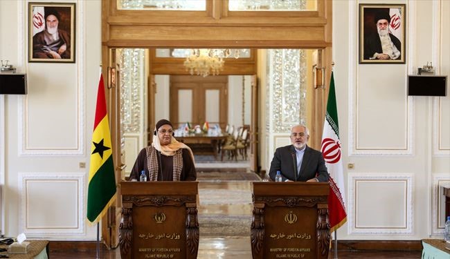 Iran’s FM Zarif Meets Ghanaian Counterpart in Tehran