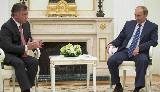 الملف السوري يتصدر محادثات بوتين وملك الاردن