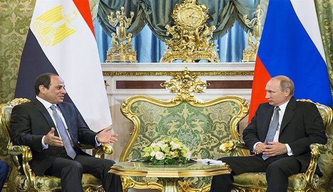 Putin, Sisi Emphasize Formation of International anti-Terror Front