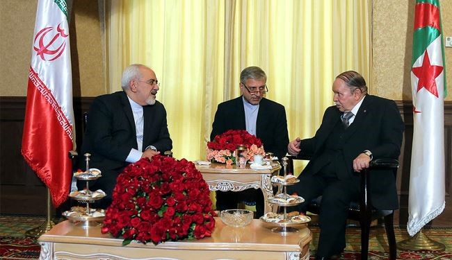 Iran’s FM, Algeria’s President Discuss Restoring Peace in Yemen, Syria