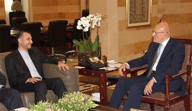 Iran’s Deputy FM Meets Lebanese Prime Minister