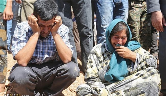 خانواده سوری غرق‌شده درکوبانی دفن شدند + تصاویر