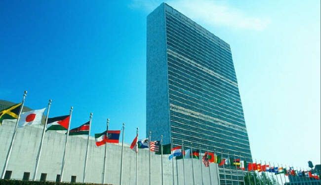 الامم المتحدة تجيز رفع علم فلسطين على مقرها