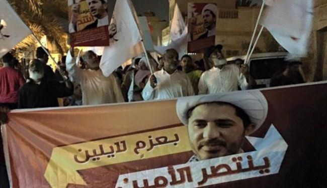 بالصور؛ تظاهرات عشية نظر الاستئناف بحكم الشيخ سلمان