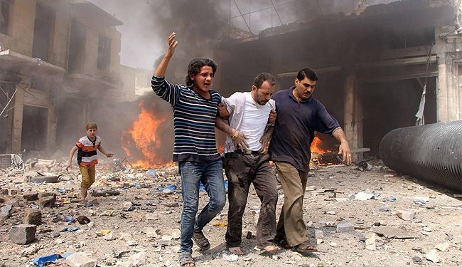 38 قتيلا بينهم 14 طفلا بقصف للمسلحين على حلب