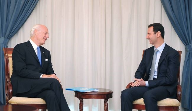 UN Envoy de Mistura to Visit Syria over Peace Plan