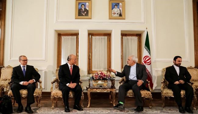Iran’s FM Zarif, IAEA Chief Amano Hold Talks in Tehran