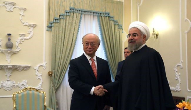 President Rouhani Receives IAEA’s Chief Amano in Tehran