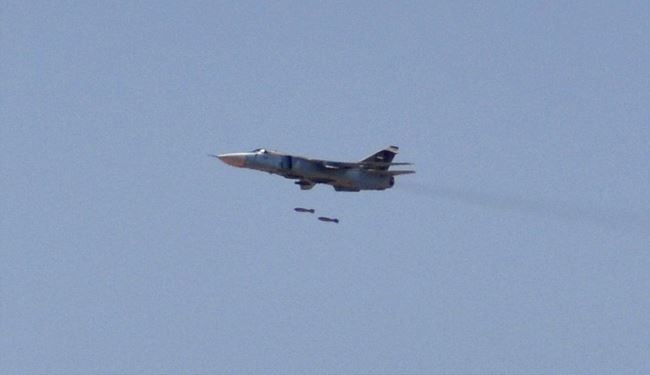 Syria Air Force Attacks ISIS Takfiri Militants in Palmyra